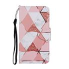 For Huawei P40 Colored Drawing Pattern Horizontal Flip Leather Case with Holder & Card Slots & Wallet(Marble) - 2
