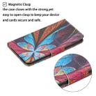 For Huawei P40 Colored Drawing Pattern Horizontal Flip Leather Case with Holder & Card Slots & Wallet(Colorful Flower) - 4