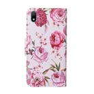 For Huawei Y5 (2019) Colored Drawing Pattern Horizontal Flip Leather Case with Holder & Card Slots & Wallet(Peony) - 3