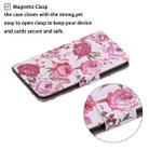 For Huawei Y5 (2019) Colored Drawing Pattern Horizontal Flip Leather Case with Holder & Card Slots & Wallet(Peony) - 4