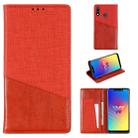For LG W10 MUXMA MX109 Horizontal Flip Leather Case with Holder & Card Slot & Wallet Function(Red) - 1