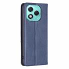 For Honor 400 Lite Rhombus Texture Magnetic Leather Phone Case(Blue) - 3