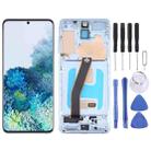 For Samsung Galaxy S20 SM-G980 TFT LCD Screen Digitizer Full Assembly with Frame, Not Supporting Fingerprint Identification(Blue) - 1