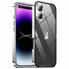 For iPhone 16 Plus Frosted Metal Phone Case(Silver) - 1