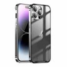 For iPhone 16 Pro Max Frosted Metal Phone Case(Black) - 1