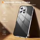 For iPhone 16 Pro Max Frosted Metal Phone Case(Silver) - 3