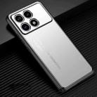 For Xiaomi Redmi K70 Pro Frosted Metal Phone Case(Silver) - 1