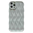 For iPhone 14 Pro Wave Texture Bright TPU Phone Case(White) - 1