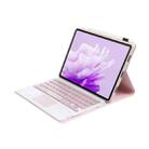For Huawei MatePad Air 11.5 inch 2023 AH14-A Lambskin Texture Ultra-thin Detachable Bluetooth Keyboard Leather Case with Touchpad(Pink) - 4