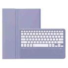 For Honor MagicPad 13 AH16 TPU Ultra-thin Detachable Bluetooth Keyboard Tablet Leather Case(Purple) - 1