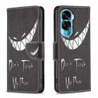 For Honor 90 Lite/X50i Colored Drawing Pattern Leather Phone Case(Smirk) - 1