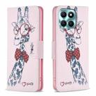 For Honor X6a Colored Drawing Pattern Leather Phone Case(Deer) - 1