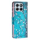 For Honor X8b Colored Drawing Pattern Leather Phone Case(Plum Blossom) - 3
