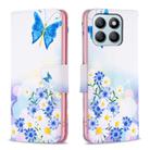 For Honor X8b Colored Drawing Pattern Leather Phone Case(Butterfly Love) - 1