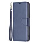 For Honor X8c 4G Lambskin Texture Pure Color Flip Leather Phone Case(Blue) - 2