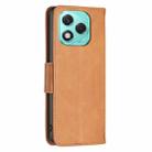 For Honor 400 Lite Lambskin Texture Pure Color Flip Leather Phone Case(Yellow) - 3