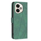 For Honor 400 Global 156.5mm Magnetic Buckle Rhombus Texture Leather Phone Case(Green) - 3
