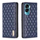 For Honor 90 Lite/X50i Diamond Lattice Magnetic Leather Flip Phone Case(Blue) - 1