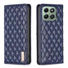 For Honor X6b Diamond Lattice Magnetic Leather Flip Phone Case(Blue) - 1