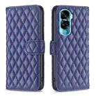 For Honor 90 Lite/X50i Diamond Lattice Wallet Flip Leather Phone Case(Blue) - 1