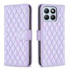 For Honor X8b Diamond Lattice Wallet Flip Leather Phone Case(Purple) - 1