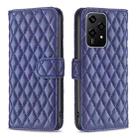 For Honor 200 Lite Global Diamond Lattice Wallet Flip Leather Phone Case(Blue) - 1