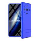 For Realme 11 Pro / 11 Pro+ GKK Three Stage Splicing Full Coverage PC Phone Case with Stand(Blue) - 1