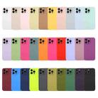 For iPhone 12 Pure Color Liquid Silicone Fine Pore Phone Case(Yellow) - 2