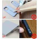 For iPhone 12 Pure Color Liquid Silicone Fine Pore Phone Case(Yellow) - 4