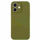 For iPhone 11 Pure Color Liquid Silicone Fine Pore Phone Case(Pine Forest Green) - 1