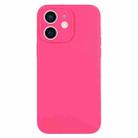 For iPhone 11 Pure Color Liquid Silicone Fine Pore Phone Case(Fresh Pink) - 1