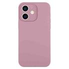 For iPhone 11 Pure Color Liquid Silicone Fine Pore Phone Case(Black Currant) - 1