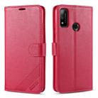 For Huawei P Smart 2020 AZNS Sheepskin Texture Horizontal Flip Leather Case with Holder & Card Slots & Wallet(Red) - 1