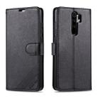 For Xiaomi Redmi 9 AZNS Sheepskin Texture Horizontal Flip Leather Case with Holder & Card Slots & Wallet(Black) - 1