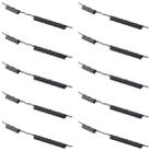 For Samsung Galaxy A02 SM-A022 10pcs Power Button + Volume Control Button(Black) - 1