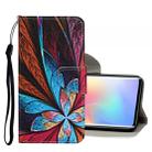For Xiaomi Mi Note 10 Lite Colored Drawing Pattern Horizontal Flip Leather Case with Holder & Card Slots & Wallet(Colorful Flower) - 1