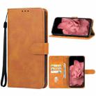 For LG K33 Leather Phone Case(Brown) - 1