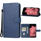 For LG K33 Leather Phone Case(Blue) - 1