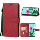 For LG K83 5G Leather Phone Case(Red) - 1