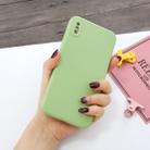 For iPhone X & XS Magic Cube Frosted Silicone Shockproof Full Coverage Protective Case(Green) - 1