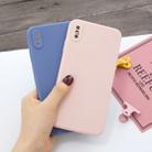 For iPhone X & XS Magic Cube Frosted Silicone Shockproof Full Coverage Protective Case(Pink) - 3
