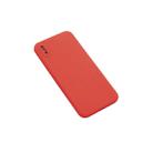 For iPhone XR Magic Cube Frosted Silicone Shockproof Full Coverage Protective Case(Red) - 2