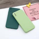 For iPhone XS Max Magic Cube Frosted Silicone Shockproof Full Coverage Protective Case(Deep Green) - 5