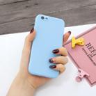 For iPhone 6 & 6s Magic Cube Frosted Silicone Shockproof Full Coverage Protective Case(Baby Blue) - 1