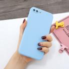 For iPhone 7 Plus & 8 Plus Magic Cube Frosted Silicone Shockproof Full Coverage Protective Case(Baby Blue) - 1