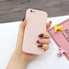 For iPhone 6 Plus & 6s Plus Magic Cube Frosted Silicone Shockproof Full Coverage Protective Case(Pink) - 1