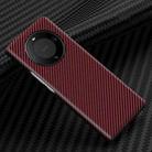 For Huawei Mate 60 Pro Carbon Fiber Shockproof Phone Case(Blue) - 1