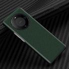 For Huawei Mate 60 Pro Carbon Fiber Shockproof Phone Case(Green) - 1