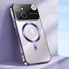 For iPhone 14 Aromatherapy MagSafe Magnetic Phone Case(Dark Purple) - 1
