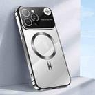 For iPhone 14 Pro Max Aromatherapy MagSafe Magnetic Phone Case(Starlight Silver) - 1